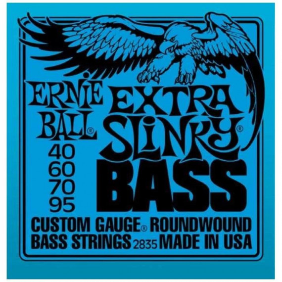 Juego Cuerdas ERNIEBALL bajo 040 - 95 4 Cuerdas
