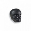 Shaker Lp Sugar Skull Forma de Craneo Negro  LATIN PERCUSION