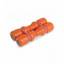 Shaker Lp Duoshake Naranja 16.5 Cm para Directo  LATIN PERCUSION