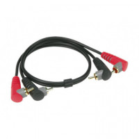 Cable KLOTZ 2 Rca - 2 Rca 2 Mt Acodado
