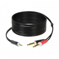 Cable KLOTZ Mini Jack St - 2JACK 6 Mt