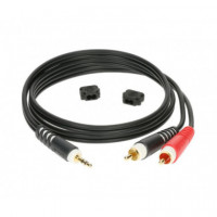 Cable KLOTZ Mini Jack St - 2 Rca 1 Mt