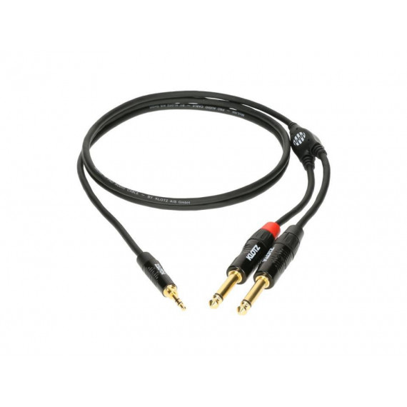 Cable KLOTZ Mini Jack St a 2 Jack Mono 6 Metros Pr