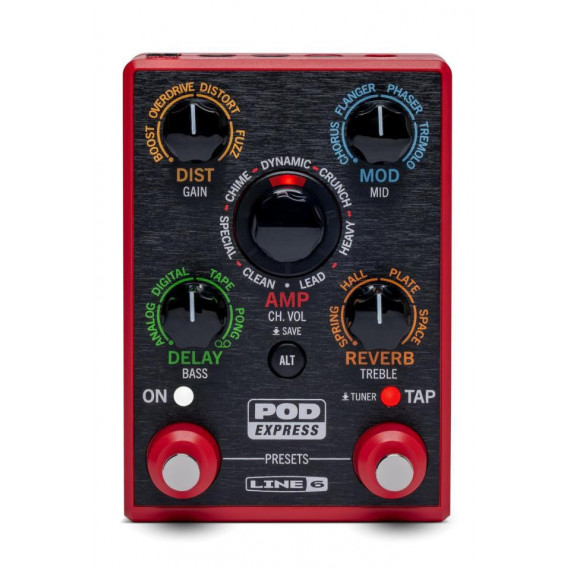 PEDAL LINE 6 GUITI .MULTIEFECTOS 7 AMPLIFICADORES,