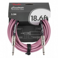 Cable FENDER Jack Jack 5,5 Metros Burgundy Mist