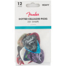 PUAS FENDER 351 DOTTED CELLULOID PACK 12PC