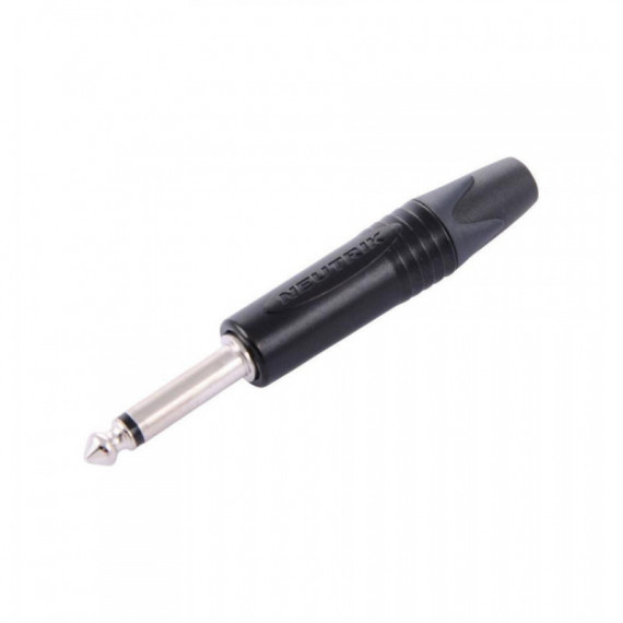 Conector NEUTRIK Jack Mono Aereo Negro