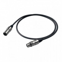 Cable Microfono PROEL Xlr Macho Xlr Hembra 6 Metro