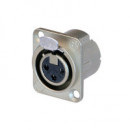 Conector NEUTRIK Xlr Hembra Chasis Serie D