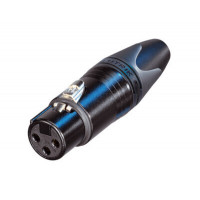 Conector NEUTRIK Xlr Hembra Aereo 3P Carcasa Negra