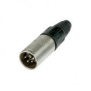 Conector NEUTRIK Xlr Macho Aereo 4 Pins
