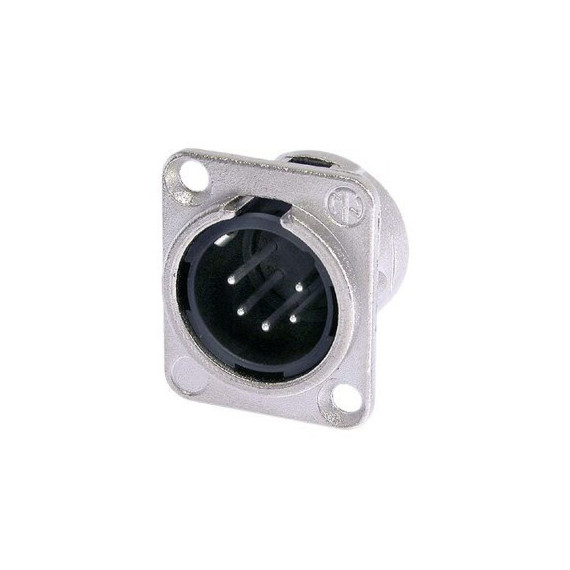 Conector Neutruk Xlr Macho Chasis 5 Pins  NEUTRIK