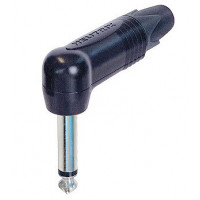 Conector NEUTRIK Jack Acodado Mono Aereo Negro