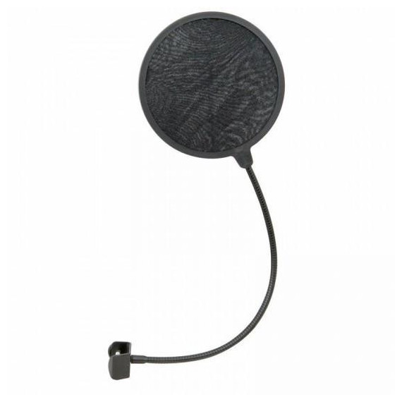 Pantalla JTS Antiviento Negro Flexo 350MM