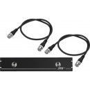 Cable JTS Coaxial Bnc Bnc 2 X 0.6 Mt Placa Montaje