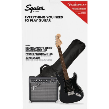 Pack Guitarra FENDER Squier Strat Hss Frontman 15G