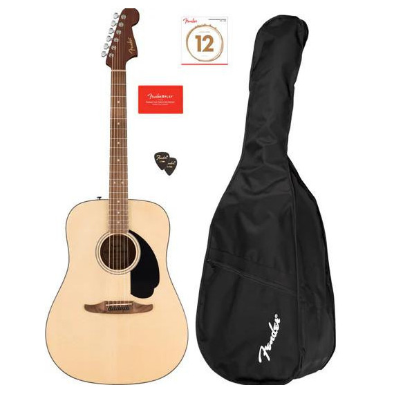 Pack Guitarra FENDER Acustica California Stad.natu