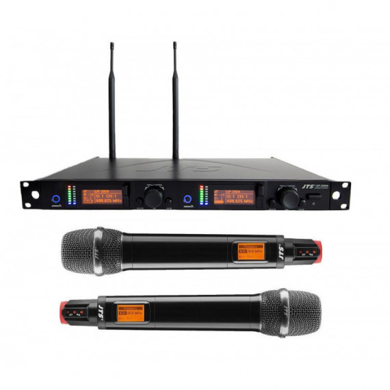 Microfono Inal.jts Uhf Doble Mano JSS-2 Dante   JTS