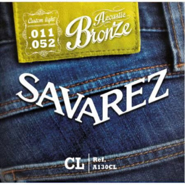 JUEGO CUERDAS SAVAREZ ACUSTICA 011-052 BRONCE CUST