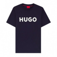 Camiseta Regular Fit  con Logo Estampado  HUGO BOSS