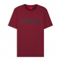 Camiseta Regular Fit  con Logo Estampado  HUGO BOSS