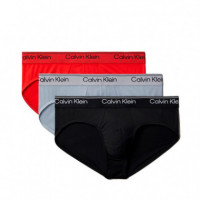 Pack de 3 Slips de Cadera - Microfibre Stretch  CALVIN KLEIN