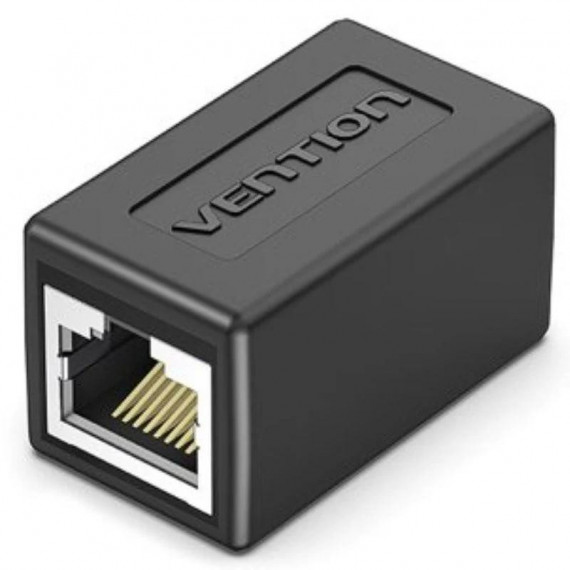 VENTION Adaptador RJ45 CAT.6 Ftp Hembra - Hembra Negro