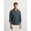 Blusas y Camisas Camisa SILBON Sport Raqueta Estructura Navy