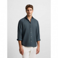 Blusas y Camisas Camisa SILBON Sport Raqueta Estructura Navy