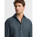 Blusas y Camisas Camisa SILBON Sport Raqueta Estructura Navy