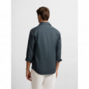 Blusas y Camisas Camisa SILBON Sport Raqueta Estructura Navy