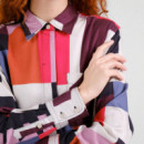 Blusas y Camisas Blusa DEDICATED Kosta Abstract Chaos Multi Color