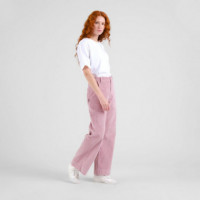 Pantalones Mujer Pantalón DEDICATED Vara Corduroy Lilas Pink