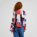 Camisa Mujer Top DEDICATED Udda Abstract Chaos Multi Color
