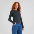 Camisa Mujer Camiseta DEDICATED Salmis Dark Green