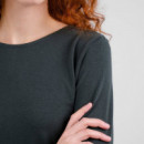 Camisa Mujer Camiseta DEDICATED Salmis Dark Green