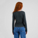 Camisa Mujer Camiseta DEDICATED Salmis Dark Green