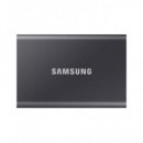 SAMSUNG Disco Duro Externo Ssd 2TB T7 Gris con Tipo C MU-PC2T0T/WW