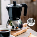 Cafetera Inducción 3 Tazas Inox MONIX