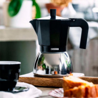 Cafetera Inducción 6 Tazas Inox MONIX