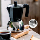 Cafetera Inducción 6 Tazas Inox MONIX