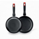 Juego de Sartenes 2 Pcs de 20-24 Cm Cherry MONIX