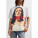 HUGO Camiseta Blanca 50535314-100