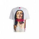 HUGO Camiseta Blanca 50535314-100