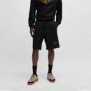 HUGO Pantalón Corto Negro 50534953-001