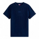 Camiseta  Slim Waffle Script  TOMMY HILFIGER