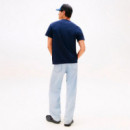 Camiseta  Slim Waffle Script  TOMMY HILFIGER