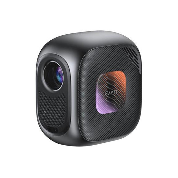 HAVIT Proyector Wifi/andro TV 9.0/1280X720P/250LM/150"/MODO Espejo/av-usb-hdmi-jack-tipo C/PJ215 Pro