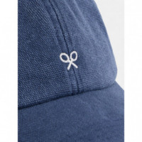 Gorros y Gorras Gorra SILBON Raquetas Bordadas Azul