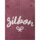Gorros y Gorras Gorra SILBON Desgastada Burdeos